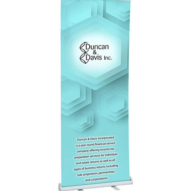 Value Retractable Banner Display - 31-1/2 inches