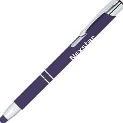 Venetian Soft Touch Stylus Metal Pen - Screen