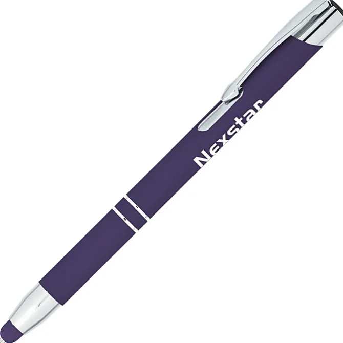 Venetian Soft Touch Stylus Metal Pen - Screen - 24 hr