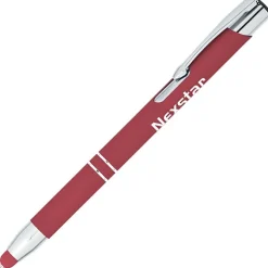 Venetian Soft Touch Stylus Metal Pen - Screen - 24 hr