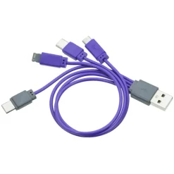 Vibrant USB-C Charging Cable Pouch