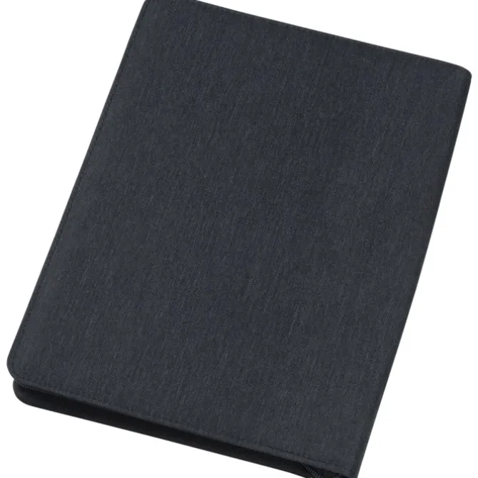 Vienna Heathered Zippered Padfolio