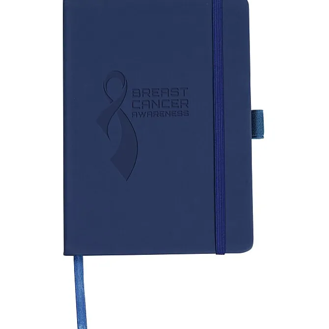 Vienna Satin Touch Hard Cover Notebook - Debossed