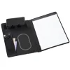 Vienna Satin Touch Wireless Charging Padfolio