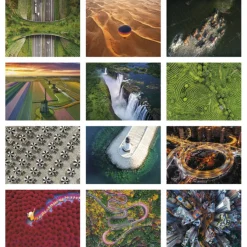 View From Above Wall Calendar - Spiral