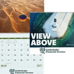 View From Above Wall Calendar - Spiral