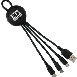 Vivid Loop Charging Cable - Light-Up Logo