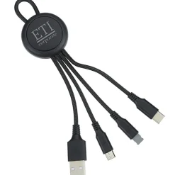 Vivid Loop Charging Cable - Light-Up Logo