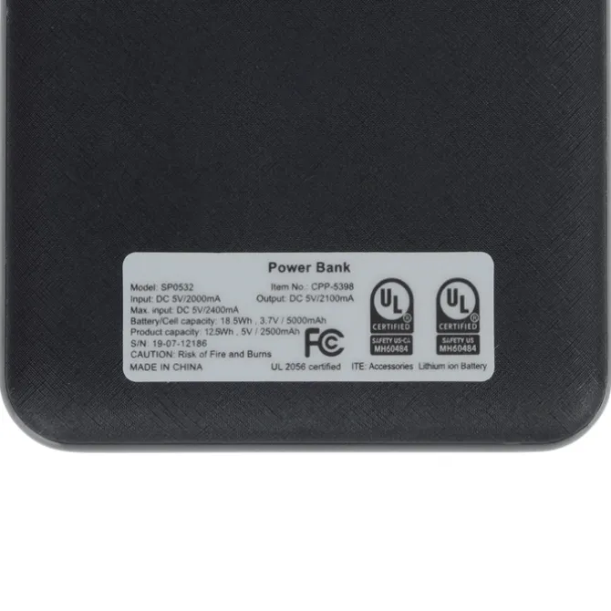 Vivid Plus Power Bank – 5000 mAh