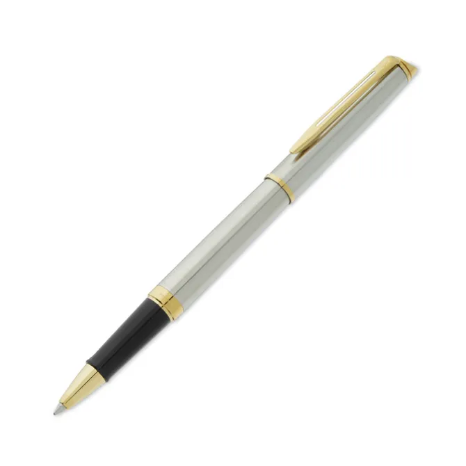 Waterman Hemisphere Rollerball Metal Pen - Stainless Steel