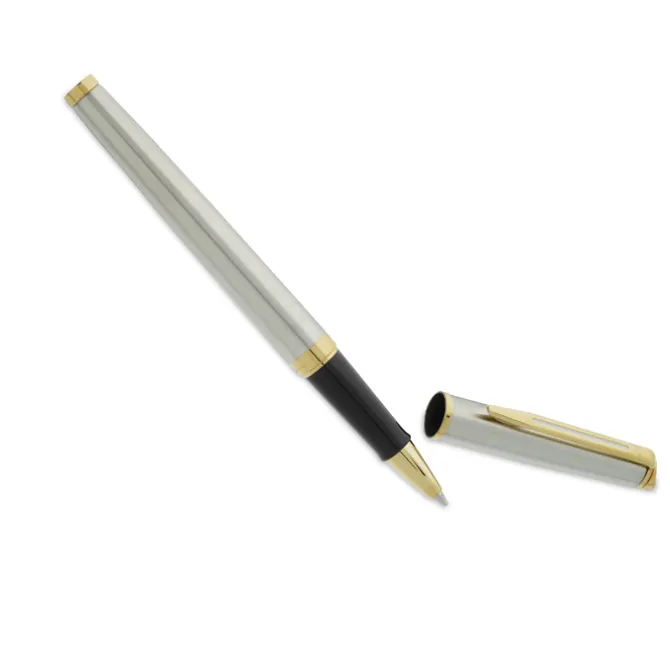 Waterman Hemisphere Rollerball Metal Pen - Stainless Steel
