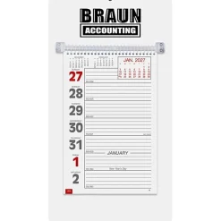 Weekly Tear Away Memo Calendar - Solids
