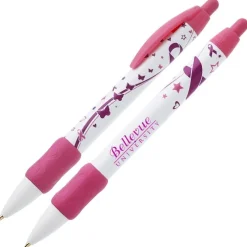Widebody Pen with Grip - Pink Ribbon