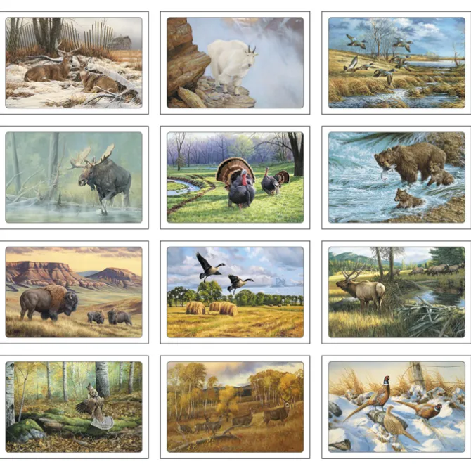 Wildlife Art Pocket Calendar
