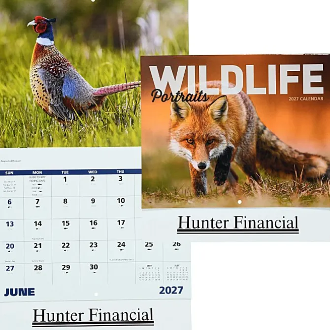 Wildlife Portraits Calendar - Stapled