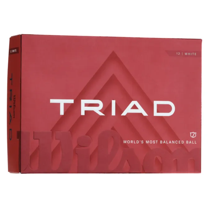 Wilson Triad Golf Ball - Dozen