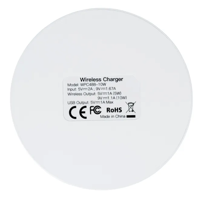 Wireless Charger Hub - Round - 24 hr
