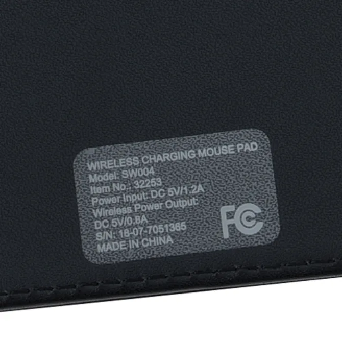 Wireless Charging Mouse Pad