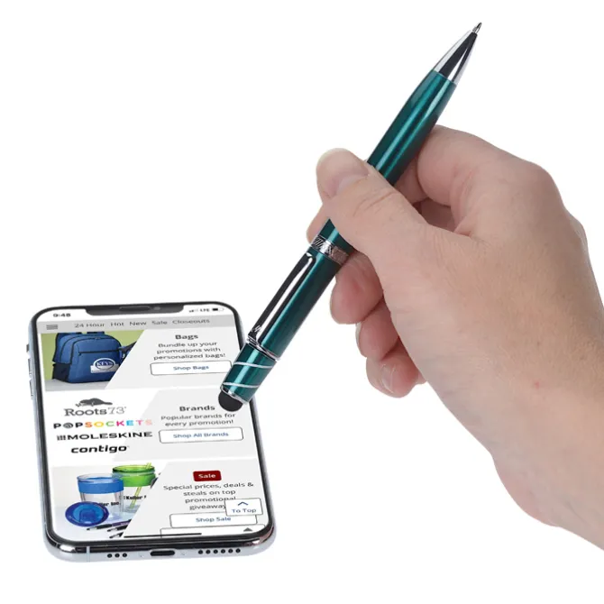Wizzard Stylus Twist Metal Spinner Pen