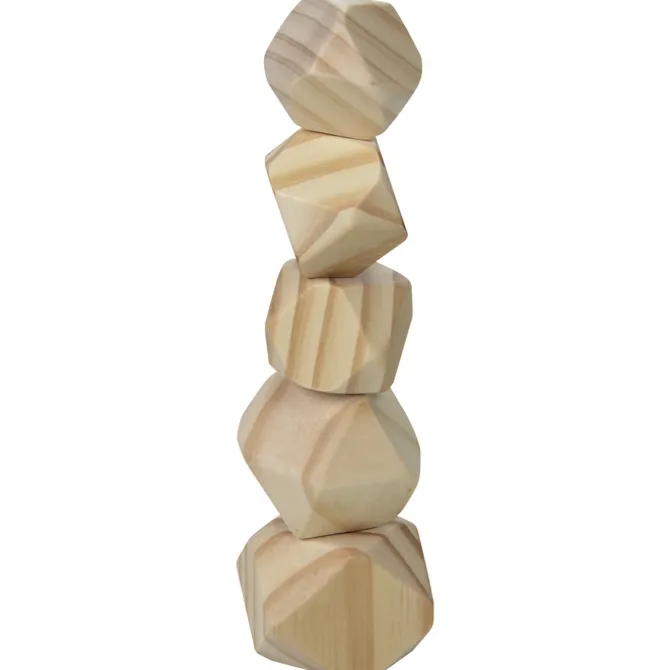 Wooden Stacking Zen Stones