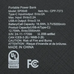 Woodland Boost Power Bank - 5000 mAh