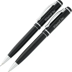 Yale Twist Metal Pen & Pencil Set