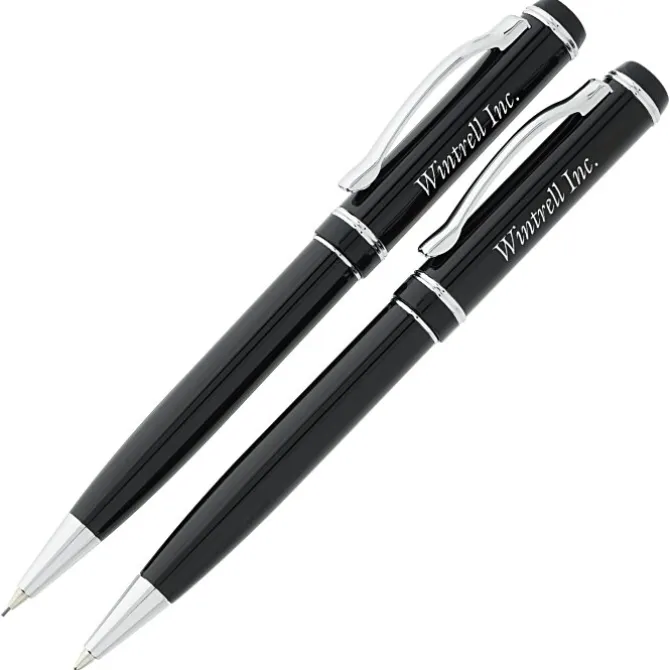 Yale Twist Metal Pen & Pencil Set