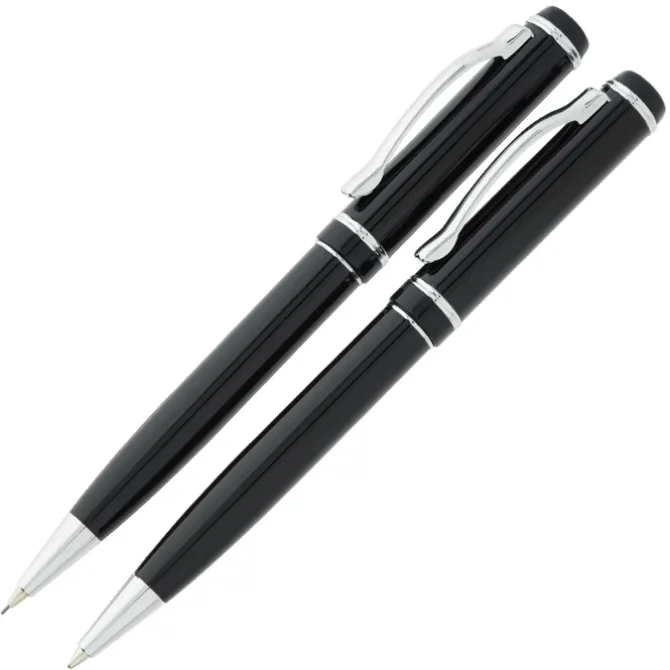 Yale Twist Metal Pen & Pencil Set