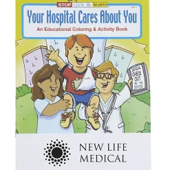 Your Hospital Cares About You Coloring Book