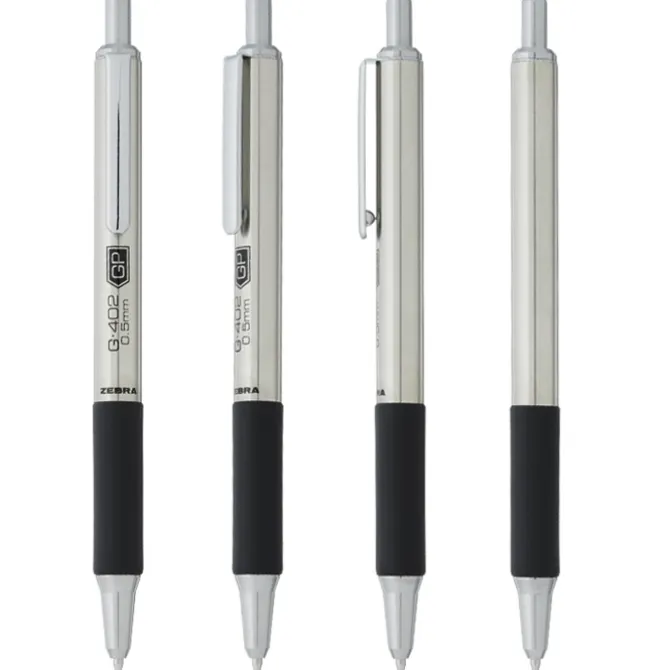 Zebra G402 Stainless Steel Gel Pen