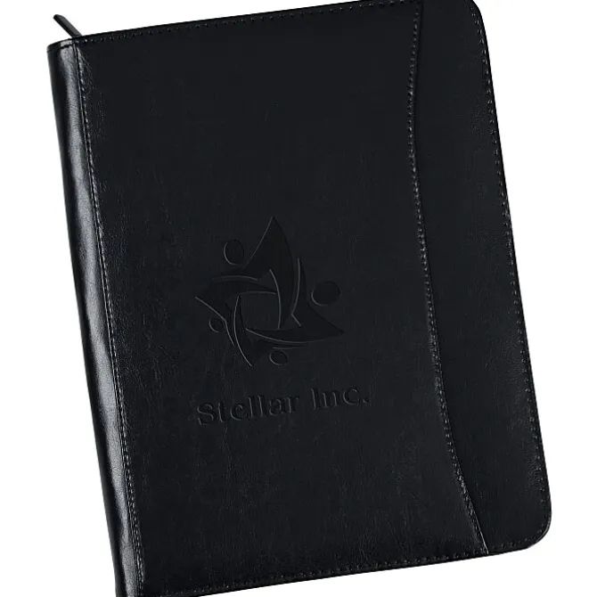 Zippered Portfolio - Leather - 24 hr