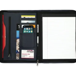 Zippered Vinyl Portfolio - 24 hr