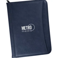 Zippered Vinyl Portfolio - 24 hr