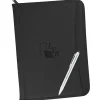 Zippered Vinyl Portfolio Set - Debossed