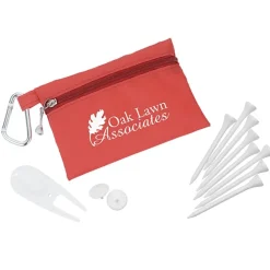 Zipper Pack Golf Tee Kit