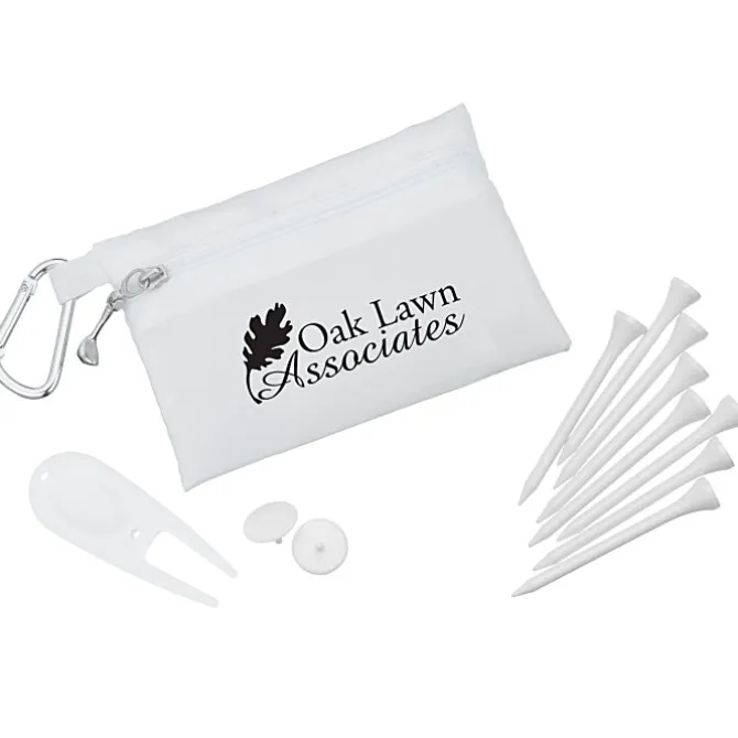 Zipper Pack Golf Tee Kit