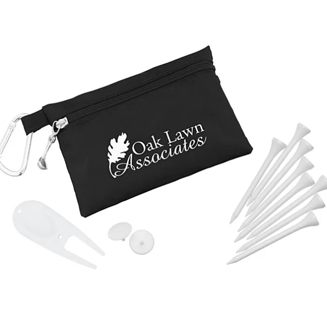 Zipper Pack Golf Tee Kit